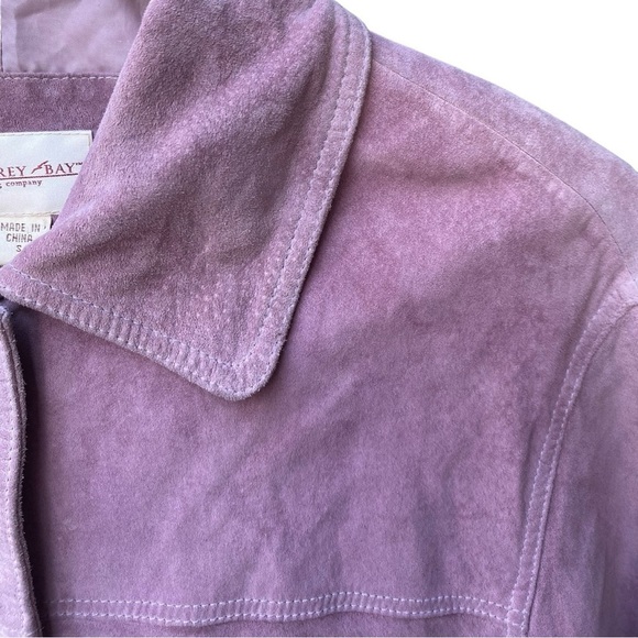 Monterey Bay Pink/Purple Leather Jacket I Size: S - Picture 2 of 16